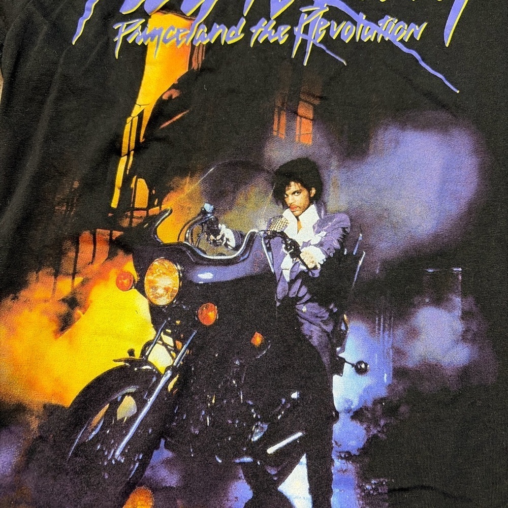 Purple Rain Graphic T-Shirt - Black 1822 - Picture 2 of 3